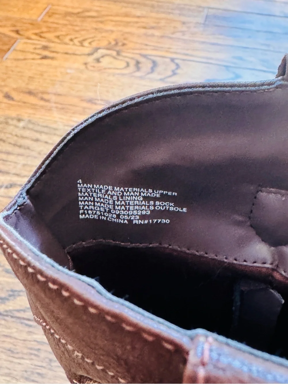 Cat & Jack Brown Western Embroidered Kids Boots